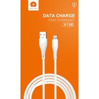 Кабель WUW-X196 USB Lightning 2,4А white (Цвет Белый) - фото № 2