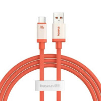 Кабель Baseus 0℃ Series Fast Charging Data Cable USB to Type-C 100W 1m Canyon Coral