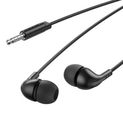 Навушники BOROFONE BM83 Craft universal earphones with mic Black (BM83B) - изображение 2