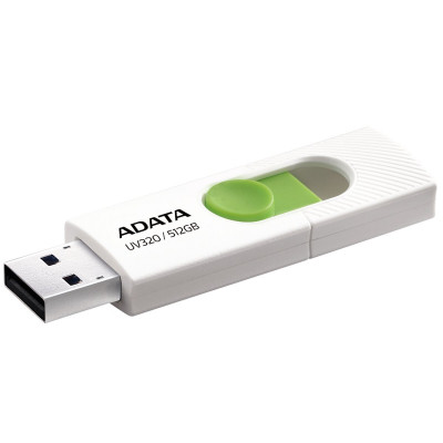 Flash A-DATA USB 3.0 AUV 320 512Gb White/Green - изображение 2