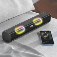 Портативна колонка HOCO BS49 Dazzling sound desktop wireless speaker Black (Цвет 7073) - фото № 5