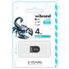 Флеш-накопичувач Wibrand USB 2.0 Scorpio 4Gb Black (Черный)- № 2
