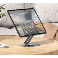Підставка для планшета BOROFONE BH115 Vito metal rotating tablet holder Metal Gray (Колір Metal Gray) - фото № 8