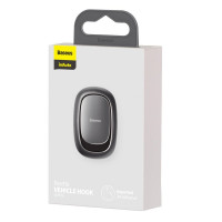 Гачки-тримачі Baseus Beetle Vehicle Hook Dark Grey (Цвет Gray) - фото № 2