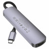 Кабель-перехiдник HOCO HB28 Type-C multi-function converter(HDTV+USB3.0+USB2.0+SD+TF+PD) Metal Gray - изображение 3