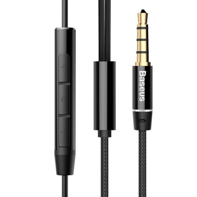 Навушники Baseus Enock H06 lateral in-ear Wire Earphone Black 3.5 mini-jack (NGH06-01) - зображення 3