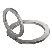 Підставка для мобільного  Baseus Halo Series Foldable Metal Ring Stand（Single-ring）Silver (Цвет Silver) - фото № 5
