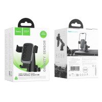 Автотримач для телефона HOCO H81 Vista Gravity Car holder (center console) Black Metal Gray (Цвет Black Metal Gray) - фото № 2