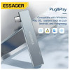 USB-hub ESSAGER (opp bag) Fengyang  3 in 1 Splitter Silver - изображение 6