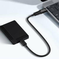 Адаптер Baseus Ingenuity Series Mini OTG Adaptor USB 3.1 to Type-CBlack (Цвет Черный) - фото № 6
