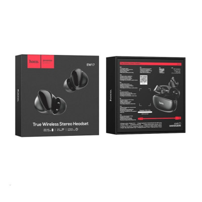 Навушники HOCO EW17 Amusement TWS headset Black - изображение 4