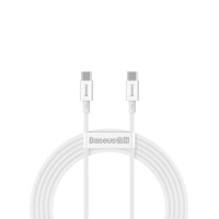 Кабель Baseus Superior Series Fast Charging Data Cable Type-C to Type-C 100W 1m White