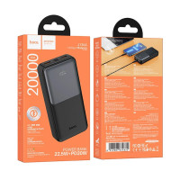 Зовнішній акумулятор HOCO J136A Sirui 22.5W+PD20W fully compatible power bank (20000mAh) Black (Цвет 7073) - фото № 2