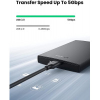 Зовнішня кишеня для накопичувача UGREEN CM237 USB 3.0 2.5Inch Hard Drive Box(UGR-60353)  - фото № 2