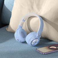 Навушники HOCO W50 Cute fun BT headphones Blue (Цвет Синий) - фото № 5