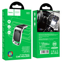Автотримач для телефона HOCO CA74 Universe air outlet magnetic car holder Black+Silver (Цвет Черный) - фото № 5
