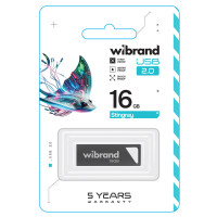 Флеш-накопичувач Wibrand USB 2.0 Stingray 16Gb Grey (Колір Серый) - фото № 2