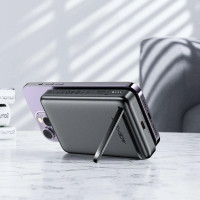 Зовнішній акумулятор ACEFAST M6 PD20W magnetic wireless charging power bank 10000mAh Black (Колір Черный) - фото № 4