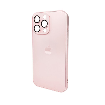 Чохол для смартфона AG Glass Matt Frame Color Logo for Apple iPhone 15 Pro Max Chanel Pink - изображение 1
