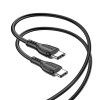 Кабель BOROFONE BX51 Triumph 60W charging data cable Type-C to Type-C Black (7073)- № 2