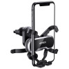 Автотримач для телефона UGREEN LP228 Gravity Drive Air Vent Car Mount Phone Holder With Arc-Shaped mounting clip Black (Black)- № 4