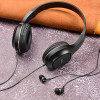 Навушники HOCO W24 Enlighten headphones with mic set Gold (6931474709639) - зображення 2