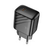 Мережевий зарядний пристрій HOCO CS24A Puerto single-port PD25W charger (EU) Black (7073)- № 3