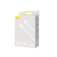Кабель Baseus Superior Series Fast Charging Data Cable Type-C to Type-C 100W 1m White (Цвет 7068) - фото № 2