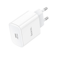 Мережевий зарядний пристрій HOCO C76A Pro Majestic single port PD30W charger White (Колір Белый) - фото № 2