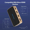 Сплітер Vention 1 In 2 Out HDMI Splitter 4K 30Hz Gold Aluminum Alloy Type EU Standard (ACBG0-EU) (30791)- № 4