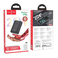 Зовнішній акумулятор HOCO Q3 Mayflower PD20W+QC3.0 power bank(10000mAh) Black (Цвет Черный) - фото № 6