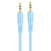 Аудіокабель HOCO UPA25 Transparent Discovery Edition AUX audio cable Blue (6931474791146)