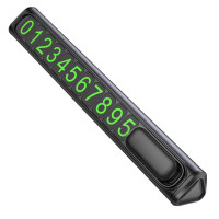 Паркувальна карта BOROFONE FC3 Ronny can hidden parking sign Black Metal Gray (Цвет Black Metal Gray) - фото № 6