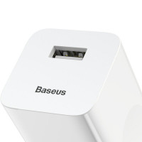 Мережевий зарядний пристрій Baseus Home Charger 1USB QC3.0 12V/2A White (Цвет 7068) - фото № 3