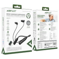 Бездротові навушники ACEFAST N4 neck hanging wireless earphones Black (Цвет 7073) - фото № 2