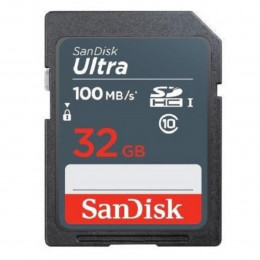 SDHC (UHS-1) SanDisk Ultra 32Gb class 10 (100Mb/s)