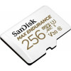 microSDXC (UHS-1 U3) SanDisk MAX Endurance 256Gb class 10 V30 (100Mb/s) (adapterSD) (SDSQQVR-256G-GN6IA) - изображение 2