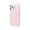 Чохол для смартфона AG Glass Matt Frame Color Logo for Apple iPhone 13 Pro Chanel Pink (AGMattFrameiP13PPink)
