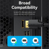 Кабель Vention DisplayPort Male to Male 4K HD Cable 1M Black (HAKBF) - зображення 2