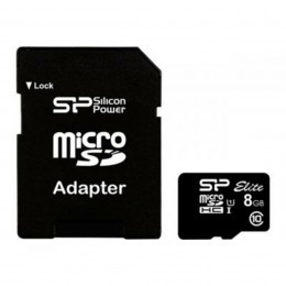 microSDHC (UHS-1) SiliconPower Elite 8Gb class 10 (adapter SD)