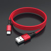 Кабель BOROFONE BX20 USB to Type-C 2A, 1м, нейлон, разъемы TPE, Красный (BX20CR) - изображение 2