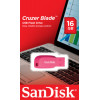 Flash SanDisk USB 2.0 Cruzer Blade 16Gb Pink - зображення 2