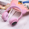 Навушники HOCO W27 Cat ear wireless headphones Pink - изображение 3