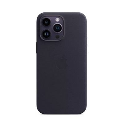 Чохол для смартфона Leather AAA Full Magsafe IC for iPhone 15 Pro Max Violet - зображення 2
