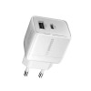 Мережевий зарядний пристрій ESSAGER ECT33W Gan 1USB 1T-C 33W white k55942 - № 1 Мережевий зарядний пристрій ESSAGER ECT33W Gan 1USB 1T-C 33W white (Білий) Essager - № 1