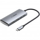 USB-хаб UGREEN CM480 USB-C to 2× USB 3.2+2×USB-C Adapter 10G (UGR-30758)