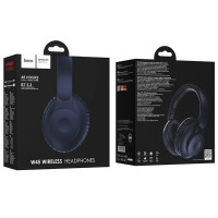 Бездротові навушники HOCO W45 Enjoy BT headset Blue (Цвет Синий) - фото № 5