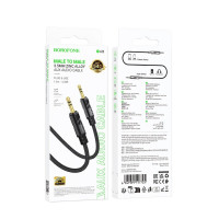 Аудіокабель BOROFONE BL22 Dignity audio cable AUX Black (Колір 7073) - фото № 2