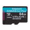 Карта пам'яті microSDXC (UHS-1 U3) Kingston Canvas Go! Plus 64Gb class 10 A2 V30 (R200MB/s) k58822 - № 1 Карта пам'яті microSDXC (UHS-1 U3) Kingston Canvas Go! Plus 64Gb class 10 A2 V30 (R200MB/s) Kingston - № 1