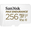 microSDXC (UHS-1 U3) SanDisk MAX Endurance 256Gb class 10 V30 (100Mb/s) (adapterSD) (SDSQQVR-256G-GN6IA)